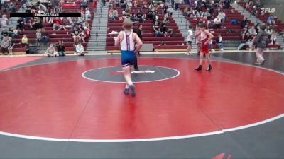88 lbs Cons. Semi - Tyler Marx, Fighting Squirrels Wrestling Club vs Damen Therrien, Bonners Ferry Wrestling Club