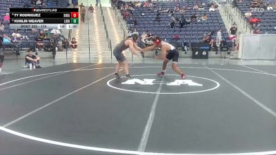 174 lbs Quarterfinal - Konlin Weaver, Life University vs Ty Rodriguez, Southeastern