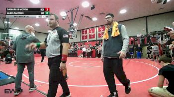 165 lbs Round Of 16 - Damarius Moton, McAlester vs Alex Clayton, Henryetta HS