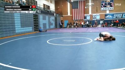 132 lbs Cons. Semi - Gunner Knudsen, West Field vs Maddax Hacking, Uintah
