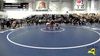 90 lbs Quarterfinal - Jackson Logsdon, Warrior Warehouse Wrestling vs Michael Ruckdaschel, Quaker Wrestling Club