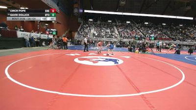 2A-120 lbs Cons. Round 1 - Cinch Pope, Cokeville vs Gavin Dollick, Upton