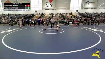 80 lbs Champ. Round 2 - Mason Martinez, Brawler Elite vs Nicco Palmiotto, Empire Wrestling Academy