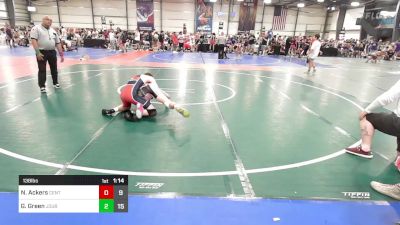 138 lbs Rr Rnd 3 - Noah Ackers, Central MD Wrestling vs Greg Green, Journeymen Wrestling Black