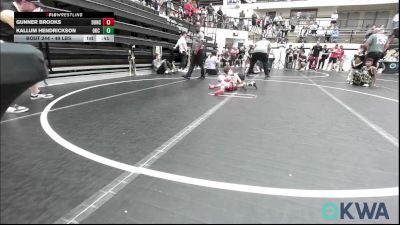 49 lbs Consolation - Gunner Brooks, Duncan Demon Wrestling vs Kallum Hendrickson, OKC Saints Wrestling