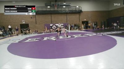 80 lbs Round 3 (6 Team) - Isaac Haddix, Thermopolis Middle School vs Trigg Sedman, Burns/Pine Bluffs