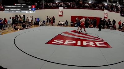 57 kg Champ. Round 2 - Christian Castillo, Cyclone Regional Training Center C-RTC vs Titan Friederichs, No Nonsense Wrestling