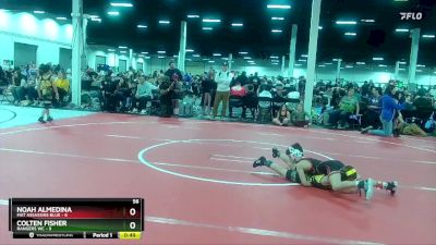 56 lbs Round 5 (10 Team) - Noah Almedina, Mat Assassins Blue vs Colten Fisher, Rangers WC