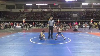 54 lbs Consi Of 8 #1 - Jacob Griego, New Mexico Wolfpack vs Jeremiah Chavez, Rio Rancho Jr Wrestling