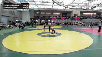 100 lbs Round Of 16 - Sophia Coubrough, Foran vs Gennesis Cortes, Maloney