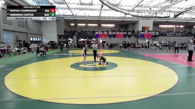 100 lbs Round Of 16 - Sophia Coubrough, Foran vs Gennesis Cortes, Maloney