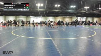 96 lbs Rr Rnd 3 - Casin Gonzales, All American Wrestling vs Lucas White, Unattached