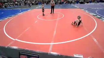 61 lbs Round Of 16 - Wes Nickell, Cushing vs Weylyn Kraxberger, Salem Elite Mat Club