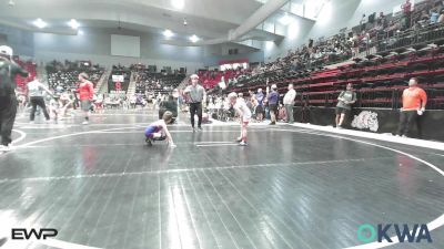 49 lbs Rr Rnd 3 - Rafe Evans, Collinsville Cardinal Youth Wrestling vs Stetson Manuel, Blackwell Wrestling Club