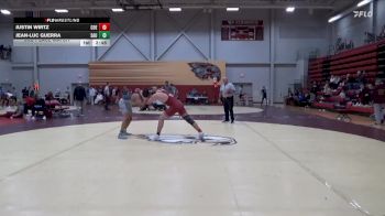 184 lbs 3rd Place Match - Jean-Luc Guerra, St. Ambrose University vs Justin Wirtz, Coe