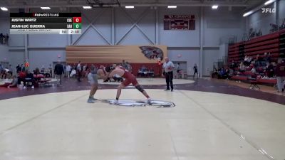 184 lbs 3rd Place Match - Jean-Luc Guerra, St. Ambrose University vs Justin Wirtz, Coe