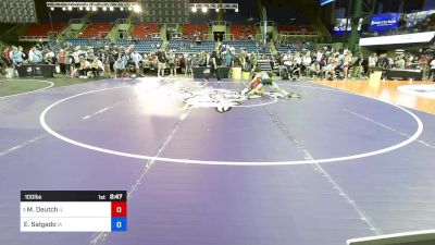 100 lbs Rnd Of 64 - Matthew Deutch, IL vs Eddie Salgado, IA