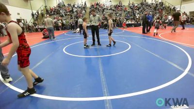 83 lbs Semifinal - Kolt Karriman, Grove Takedown Club vs Axel Dorrough, Tahlequah Wrestling Club