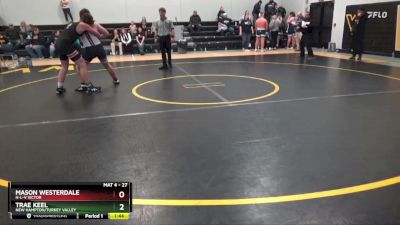 27 lbs Round 3 - Trae Keel, New Hampton/Turkey Valley vs Mason Westerdale, H-L-V Victor