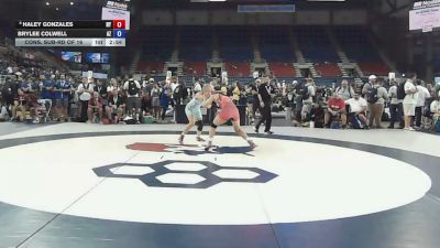 135 lbs Cons. Sub-rd Of 16 - Haley Gonzales, New York vs Brylee Colwell, Arizona