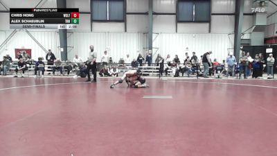 125 lbs Semifinal - Chris Hong, Wesleyan vs Alex Schaeublin, Trinity