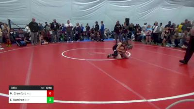 78 lbs Quarterfinal - Michael Crawford, Allison Park vs Easton Ramirez, Shippensburg