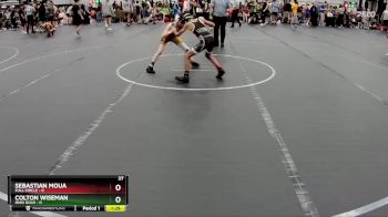 72 lbs Round 6 (8 Team) - Colton Wiseman, Ohio Gold vs Sebastian Moua, Full Circle