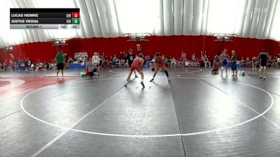 143-145 lbs Round 1 - Justus Vrona, Illinois Top Dawgs vs Lucas Heimke, Lena/Bonduel
