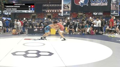 165 lbs Cons. Sub-semis - Grayson Eggum, Minnesota vs Jacob Perez, California