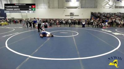 93 lbs Quarterfinal - Carter Soltis, Club Not Listed vs Dominik Griffo, Gowanda Wrestling Club