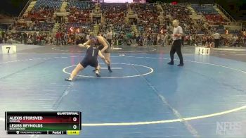 170 lbs Quarterfinal - Alexis Storsved, Mandan vs Lexiss Reynolds, Northwood