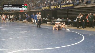 124 lbs Consy 1 - Steele Zalik, Palmerton vs Caden Fenstermacher, Blue Mountain