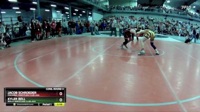 135 lbs Cons. Round 3 - Jacob Schroeder, Columbia Wrestling Club-AAA vs Kyler Bell, Rolla Wrestling Club-AAA