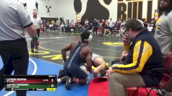 157 Freshman/Soph 3rd Place Match - La`Ron Ruffin, St. Clair vs Justin Sweeney, Case Western