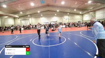 Rr Rnd 1 - Tyson Brown, Division Bell Wrestling vs Weston Bolin, Springdale Youth Wrestling Club