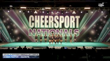 Cheer Factor - XQUISITE [2026 L4 Senior - Small - A Day 2] 2026 CHEERSPORT National All Star Cheerleading Championship