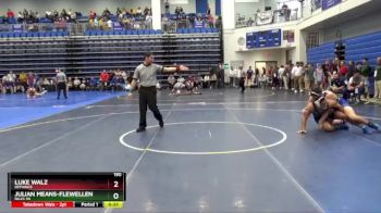 190 lbs Cons. Round 6 - Luke Walz, DEFIANCE vs Julian Means-Flewellen, Niles HS