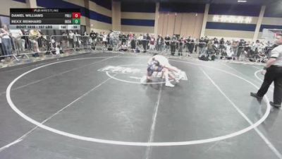 157 lbs Consi Of 64 #1 - Daniel Williams, Project 8 WC vs Rexx Reinhard, Rkda