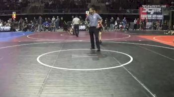 66 lbs Semifinal - Ricardo Poolaw, New Mexico Bad Boyz vs Santiago Montoya, Takedown Elite