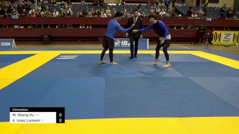 Minh Hoang Vu vs Kaiser Isaac Lamson 2024 Pan IBJJF Jiu-Jitsu No-Gi Championship