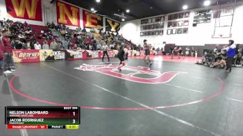 157 lbs Cons. Round 4 - Nelson Labombard, Harvard Westlake vs Jacob Rodriguez, Paramount