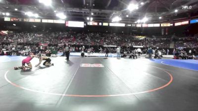 5A 157 lbs Quarterfinal - Tensei Thompson, Bishop Kelly vs Ryder Smith, Mountain Home