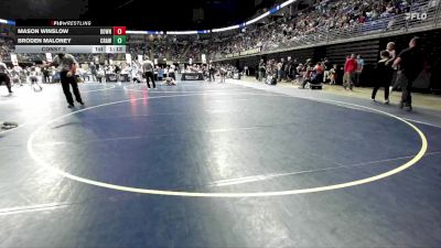 70 lbs Consy 2 - Mason Winslow, Downingtown vs Broden Maloney, Crawford Central