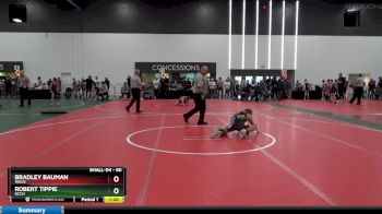 80 lbs Semifinal - Bradley Bauman, WAUS vs Robert Tippie, GCCH