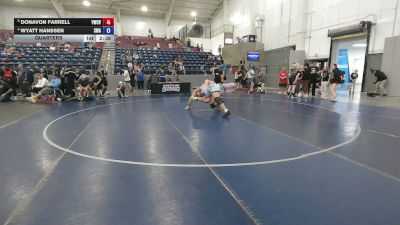 215 lbs Quarters - Donavon Farrell, Victory Wrestling Club - VTC vs Wyatt Hanssen, Sanderson Wrestling Academy