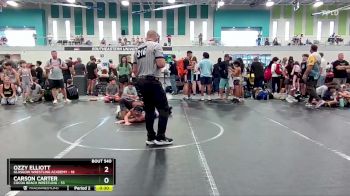 110 lbs Round 3 - Ozzy Elliott, Glasgow Wrestling Academy vs Carson Carter, Cocoa Beach Wrestling