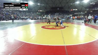 Boys 3A 120 lbs Cons. Round 5 - Sully DeHan, Auburn Mountainview vs Samuel Uriarte-Martinez, Highline