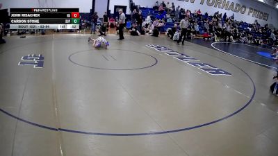 83-84 lbs Round 2 - John Risacher, North Allegheny vs Carson Stone, Superior