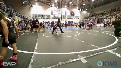 43 lbs Rr Rnd 2 - Eymber Dickson, Cleveland Takedown vs Payton Dawson, Pawhuska Elks Takedown