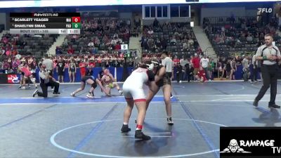 145 lbs 1st Place Match - Shaelynn Smail, Paola vs Scarlett Yeager, Maize